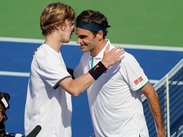 RUBLEV_FEDERER_CINCINNATI_2019 (© Icon SMI / Panoramic)