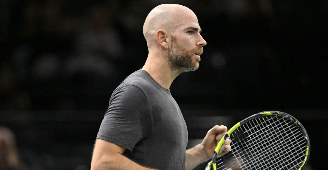 Adrian Mannarino Rolex Paris Masters 2023 poing serré
