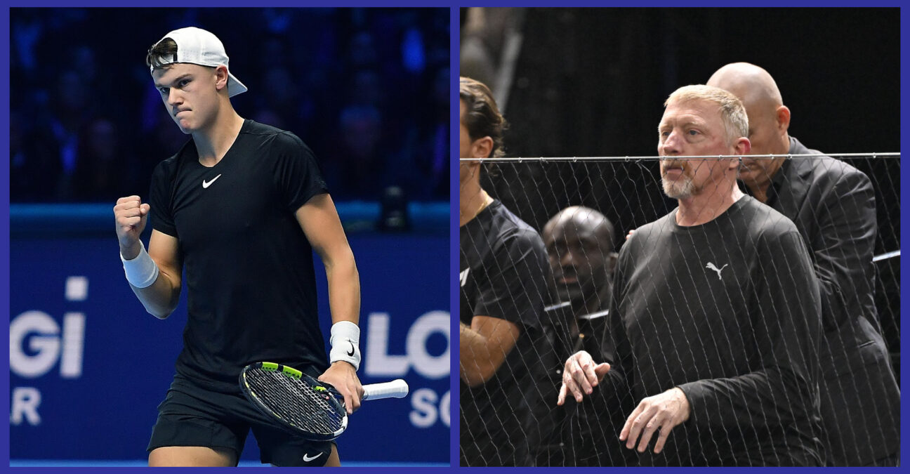 Holger Rune et Boris Becker