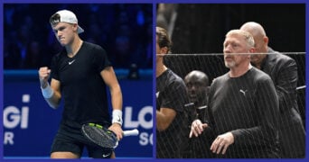 Holger Rune et Boris Becker