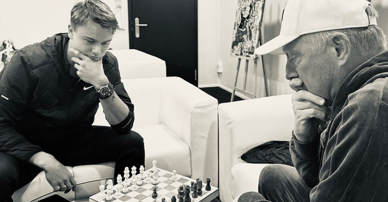 Holger Rune, Boris Becker, Bâle 2023