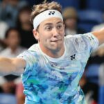 Casper Ruud Tokyo 2023 volée coup droit