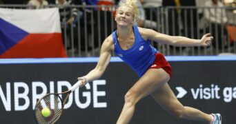 Ekaterina Siniakova Billie Jean King Cup 2023 coup droit