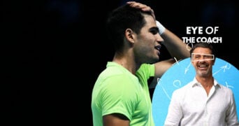 Carlos Alcaraz, l'oeil du coach, ATP Finals 2023