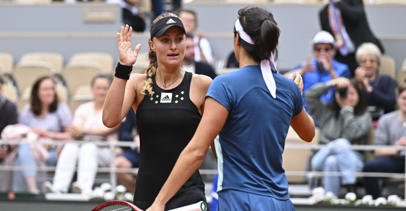 Garcia Mladenovic Roland Garros 2022 double check