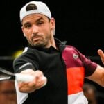 Grigor Dimitrov Rolex Paris Masters 2023 coup droit