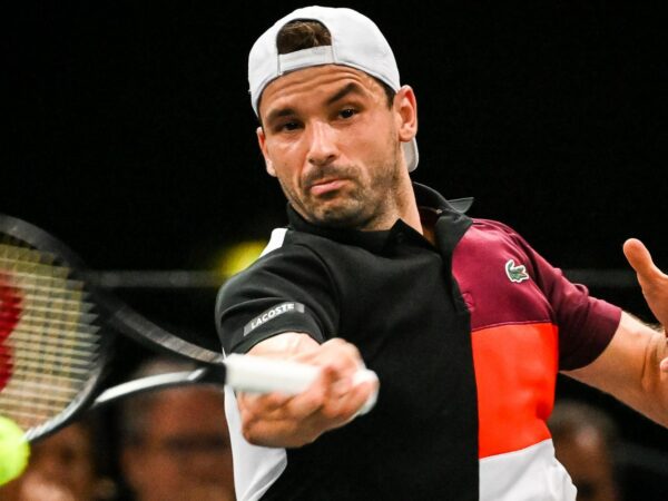 Grigor Dimitrov Rolex Paris Masters 2023 coup droit