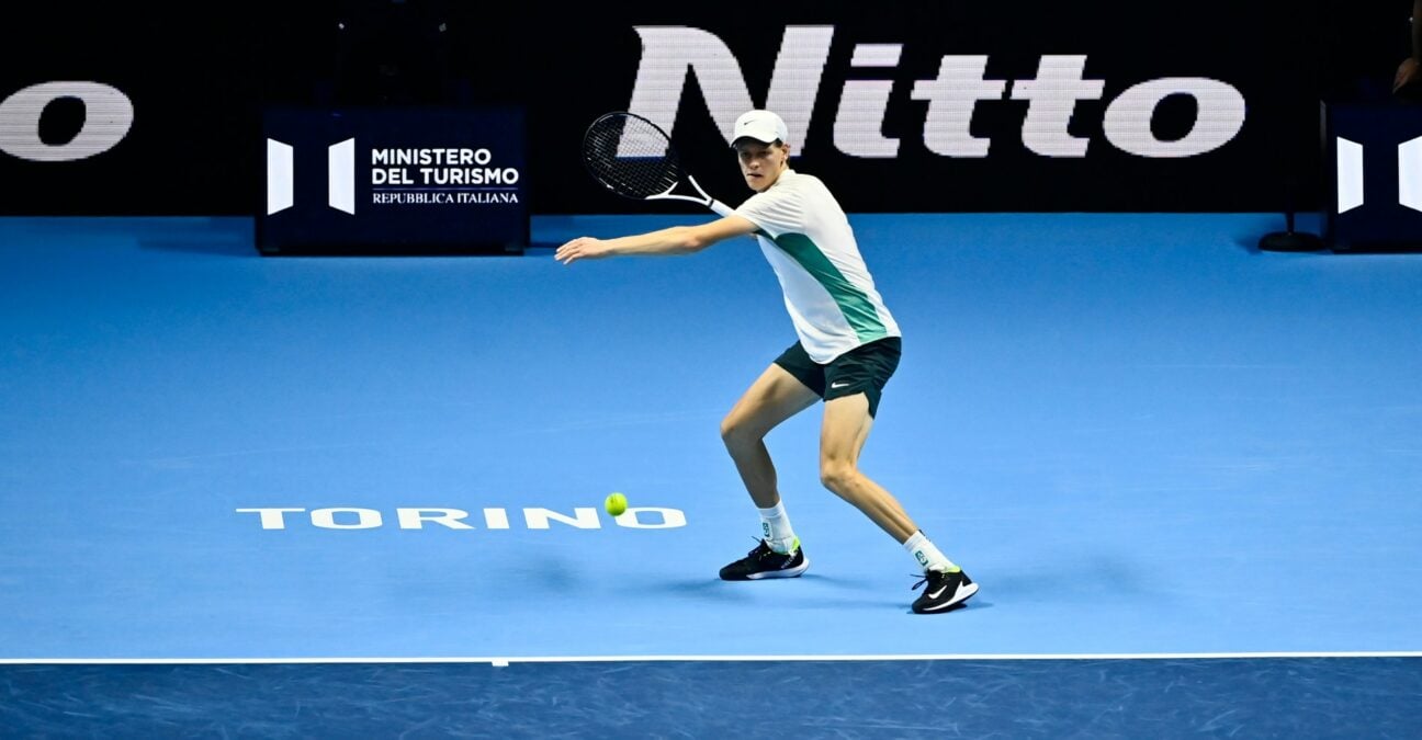 Jannik Sinner ATP Finals 2023 coup droit