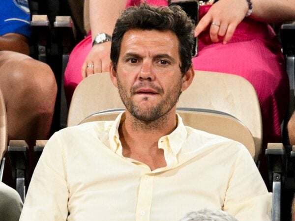 Paul-Henri Mathieu lors d'un match de basket à Roland-Garros en 2023