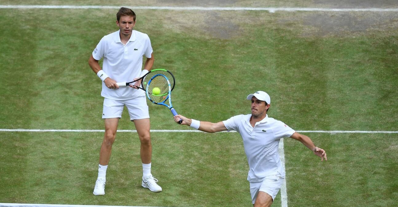 Mahut Roger Vasselin Wimbledon 2019 volée