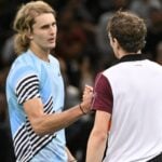 Alexander Zverev et Ugo Humbert - Rolex Paris Masters 2023