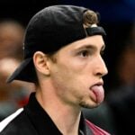 Ugo Humbert Rolex Paris Masters 2023 grimace