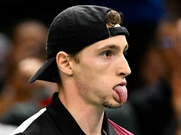 Ugo Humbert Rolex Paris Masters 2023 grimace