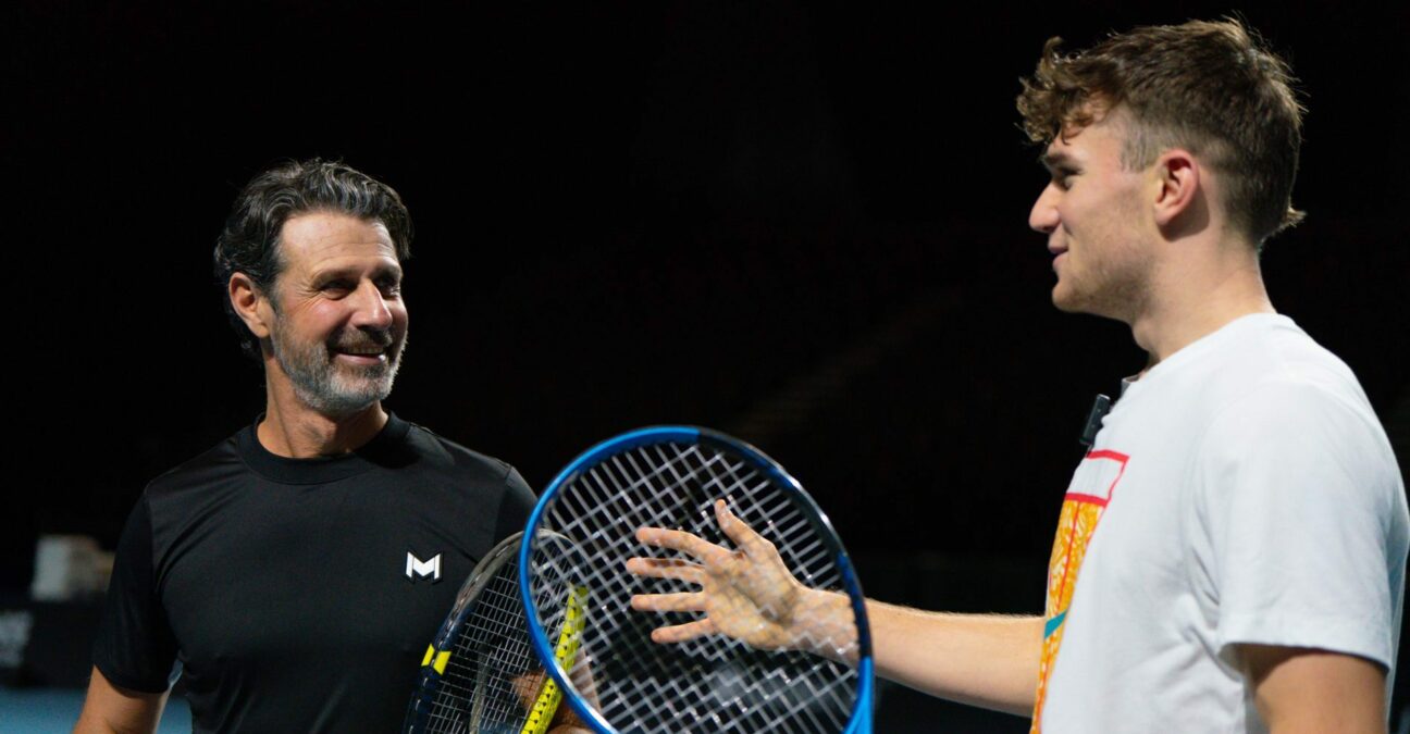 Patrick Mouratoglou et Jack Draper, à Londres pour la Grande Finale de l'UTS 2023.