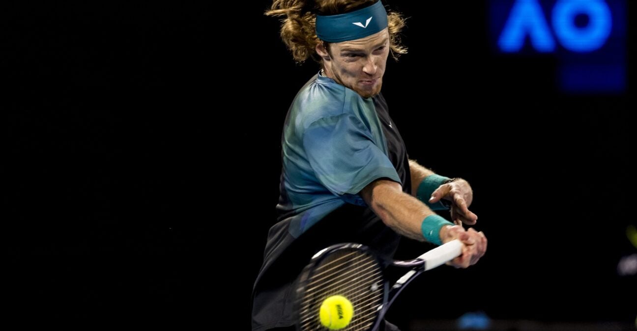 Andrey Rublev Open d'Australie 2024 coup droit