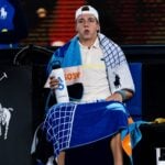 Arthur Cazaux Open d'Australie 2024 changement de côté