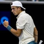 Arthur Cazaux Open d'Australie 2024 (1) poing serré