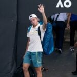 Arthur Cazaux Open d'Australie 2024 salut