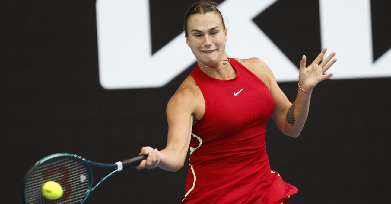 Aryna Sabalenka Open d'Australie 2024 coup droit