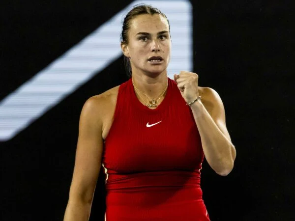 Aryna Sabalenka Open d'Australie 2024 poing serré