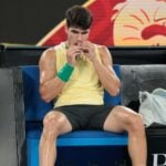 Carlos Alcaraz Open d'Australie 2024 changement de côté