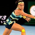 Caroline Garcia Open d'Australie 2024 revers slicé défense