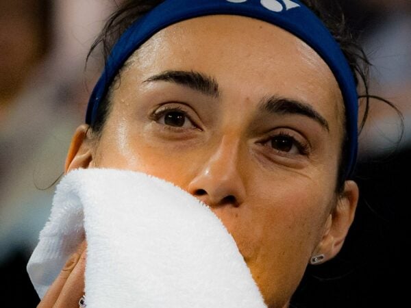 Caroline Garcia United Cup 2024 serviette