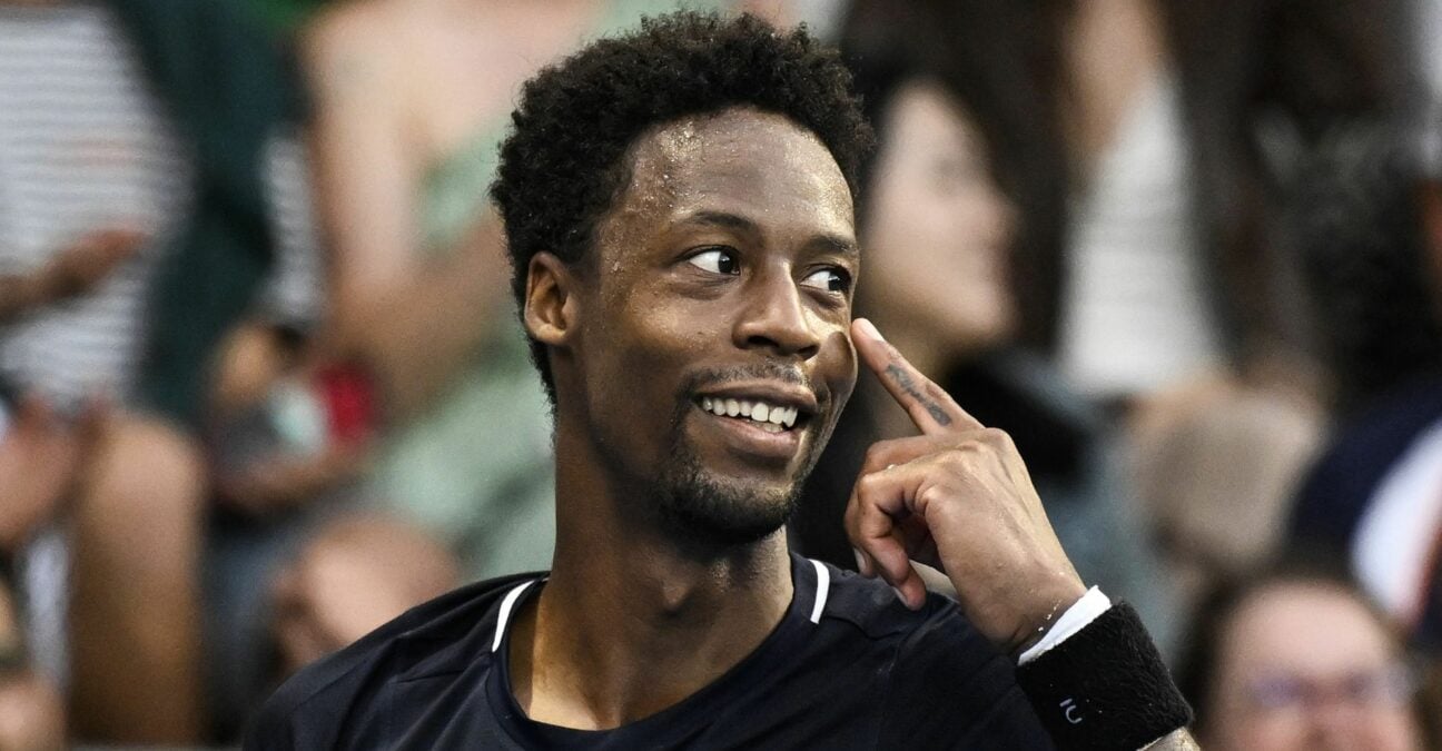 Gaël Monfils - Auckland 2024 - celebration