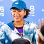 Naomi Osaka à Brisbane en janvier 2024
