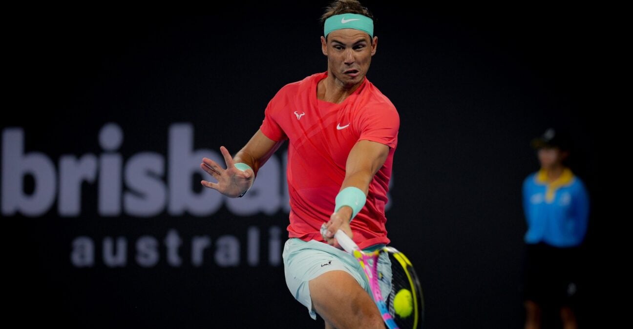 Rafael Nadal Brisbane 2024 coup droit