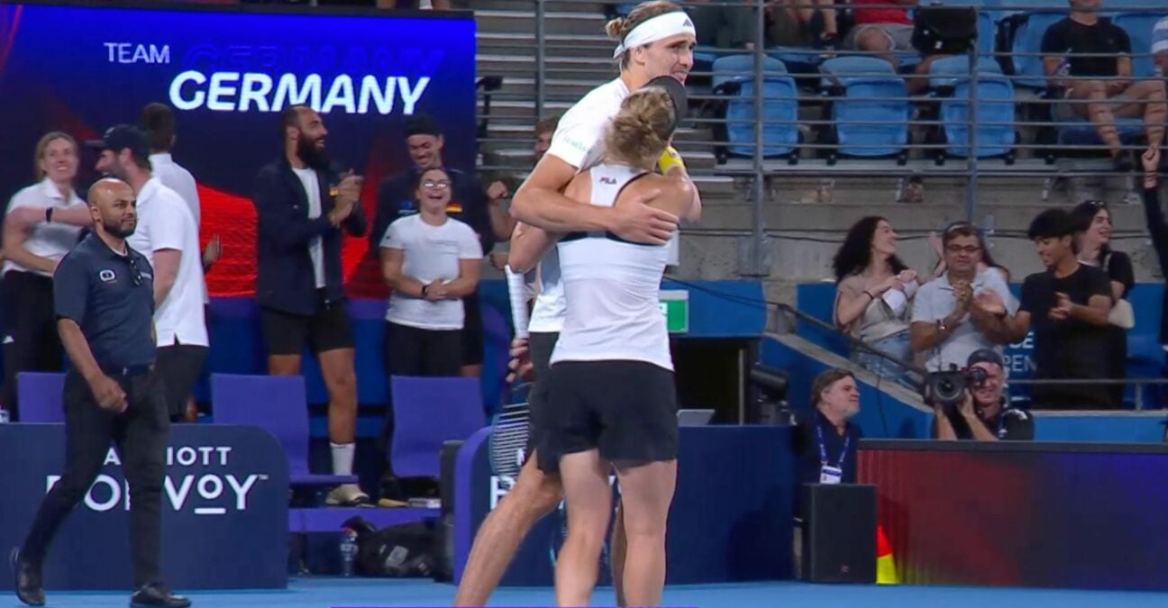 Alexander Zverev et Laura Siegemund, United Cup 2024