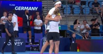 Alexander Zverev et Laura Siegemund, United Cup 2024