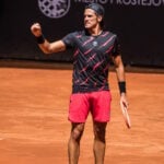 Federico Coria, en Challenger en 2021