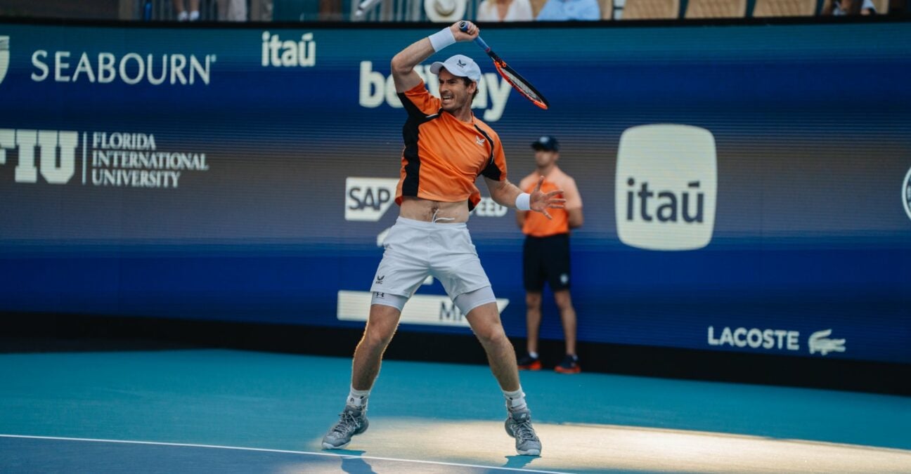 Andy Murray Miami 2024 coup droit