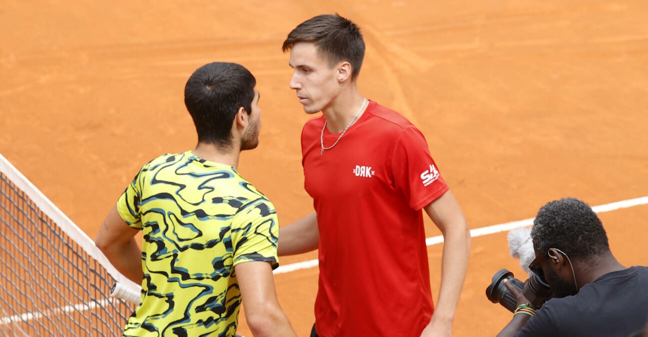 Carlos Alcaraz, Fábián Marozsán, Rome 2023