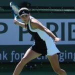 Clara Burel Indian Wells 2024 coup droit