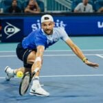 Grigor Dimitrov Miami 2024 volée revers