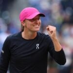 Iga Swiatek Indian Wells 2024 joie célébration