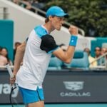 Jannik Sinner Miami 2024 poing serré