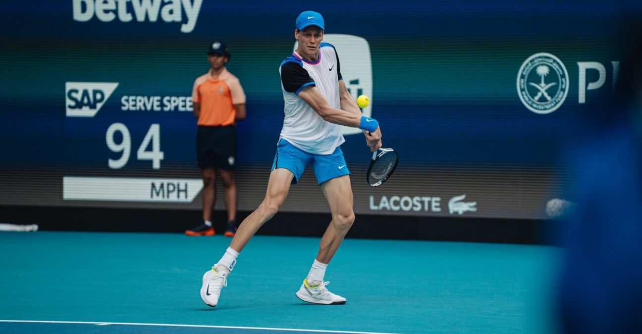 Jannik Sinner Miami 2024 (Julien Nouet for Tennis Majors)