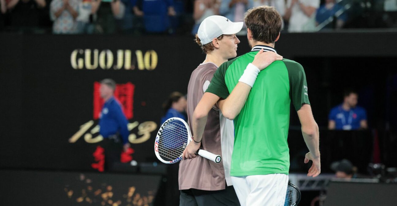Jannik Sinner et Daniil Medvedev - Open d'Australie 2024