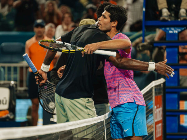 Gaël Monfils et Carlos Alcaraz, 3e tour de Miami, 2024