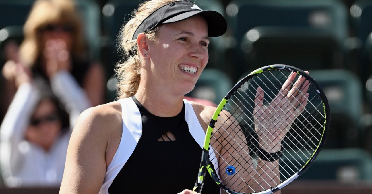Caroline Wozniacki, à Indian Wells en 2024