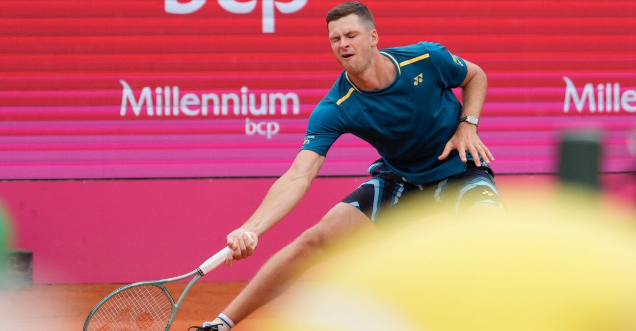 Hubert Hurkacz Estoril 2024 coup droit défense