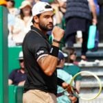 Matteo Berrettini Monte Carlo 2023 joie poing serré