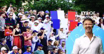 L'œil du coach sur le public à Roland-Garros