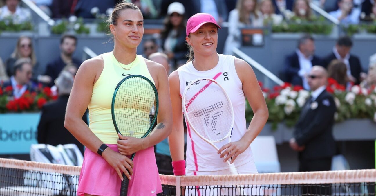 Aryna Sabalenka et Iga Swiatek, Madrid 2024