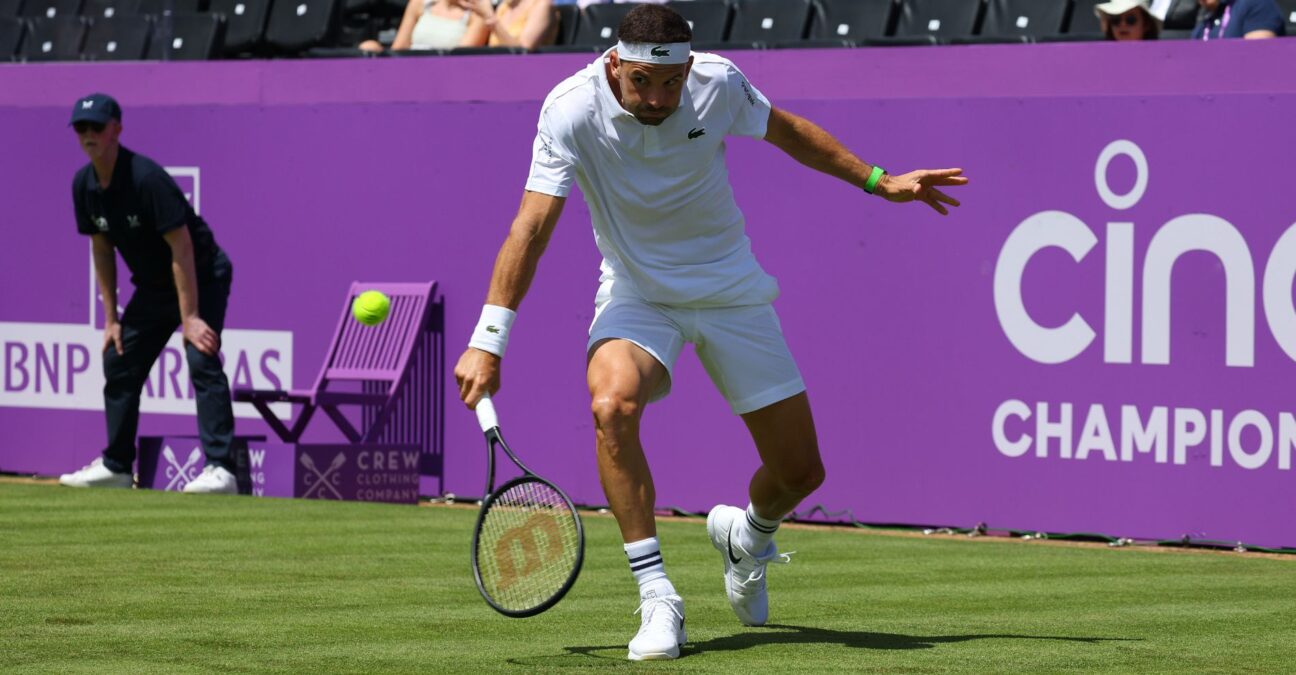 Grigor Dimitrov Queens 2024 - Action Plus / Panoramic