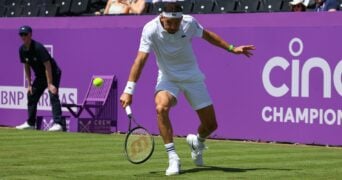 Grigor Dimitrov Queens 2024 - Action Plus / Panoramic