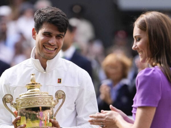 Carlos Alcaraz Princesse de Galles cérémonie trophées Wimbledon 2024